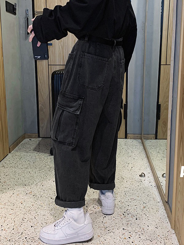 Men’s Straight Leg Cargo Jeans