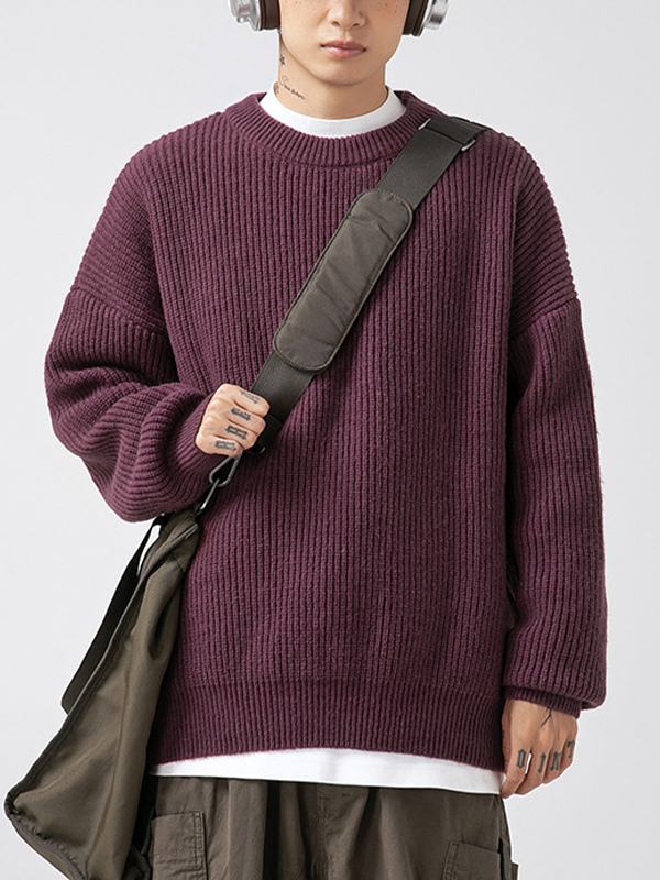 Thick Needle Pit Texture Sweater