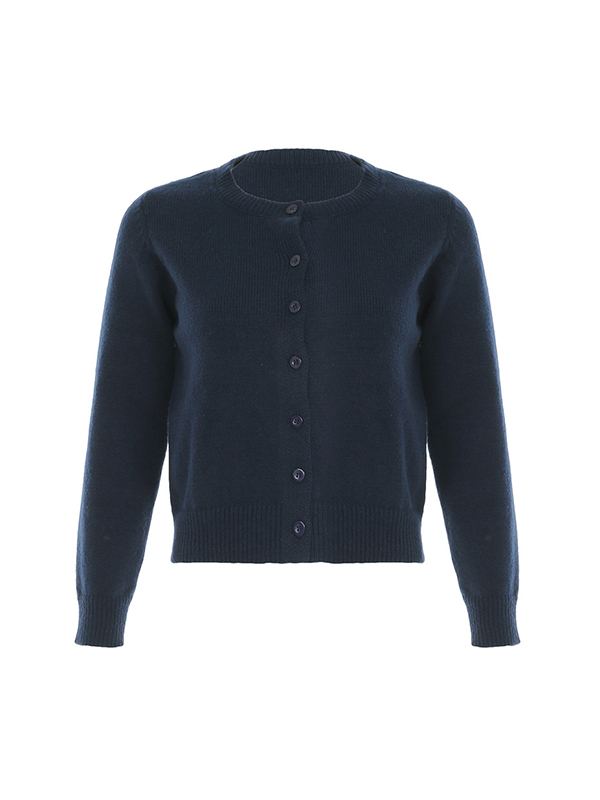 Retro Slimming Buttoned Cardigan