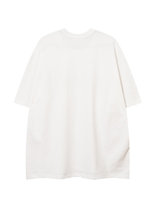 Men’s Rhinestone Letter Short Sleeve Tee