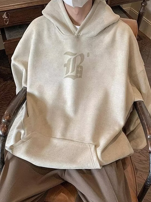 Men’s Print Oversized Hoodie