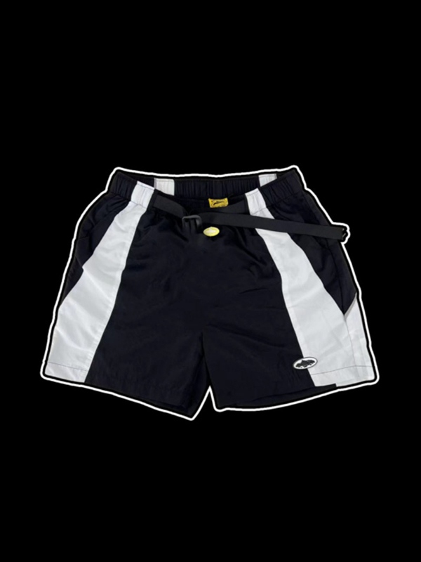 Sporty Contrast Splice Shorts