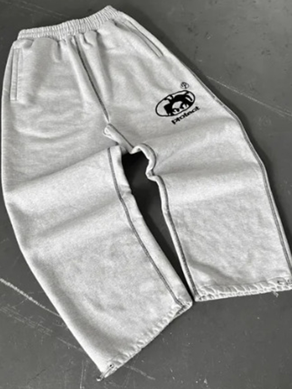 Vintage Print Sweatpants