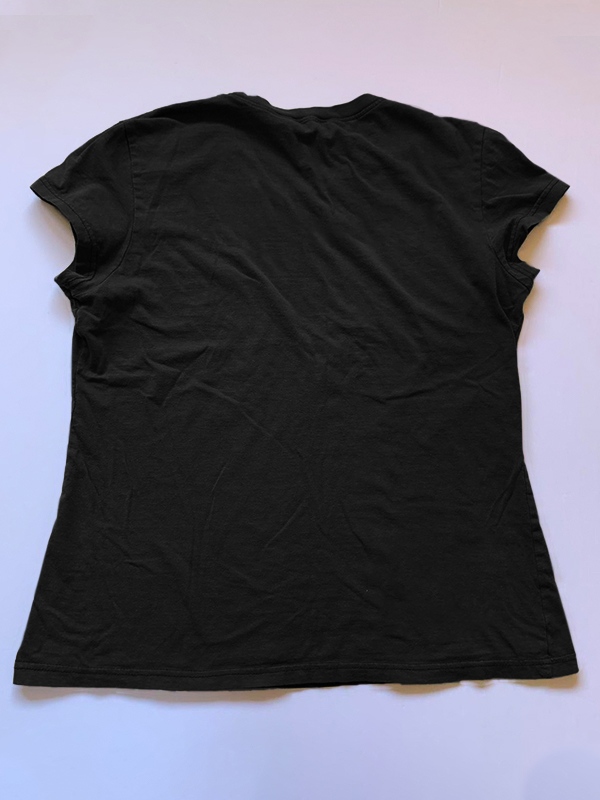 Vintage Brown Guitar Print Short Sleeve Tee