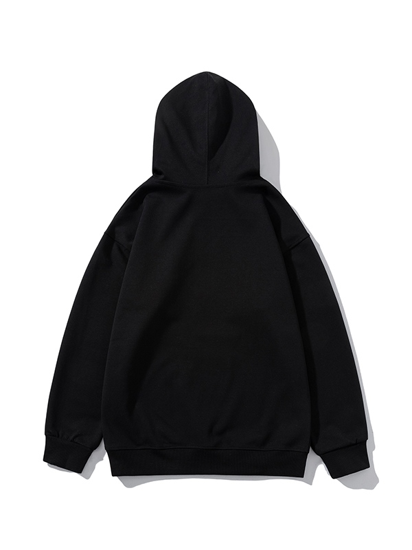 Men’s Solid Color Comfort Cotton Drawstring Oversized Hoodie