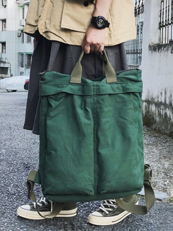 Vintage Large Canvas Backpack