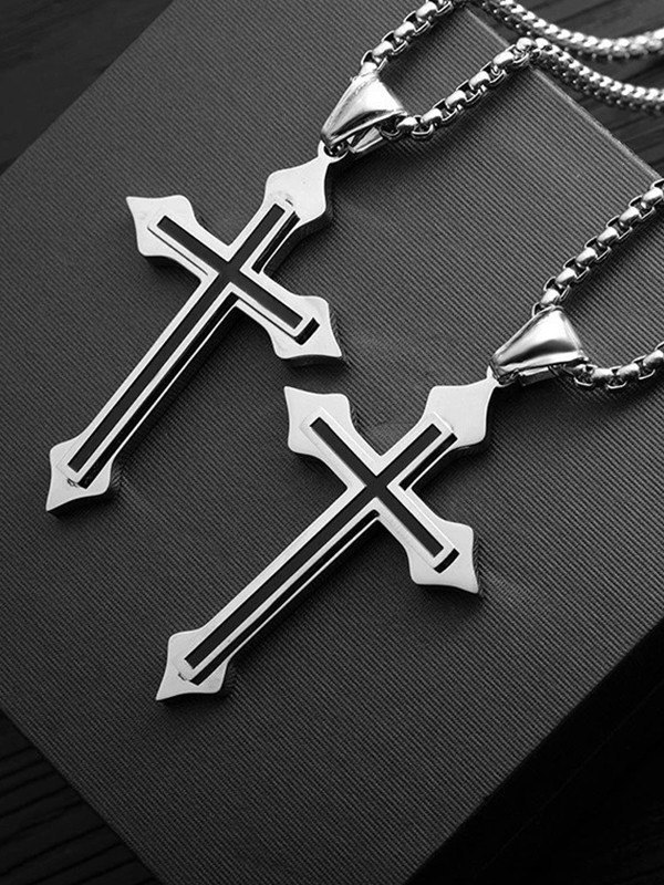 Men’s Cross Pendant Necklace