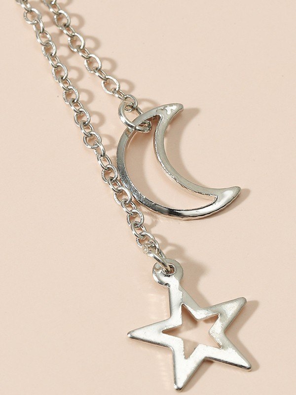 Tassel Star Moon Drop Earrings