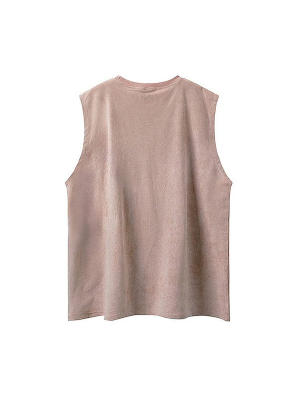 Men’s Angel Wing Print Loose Casual Vest