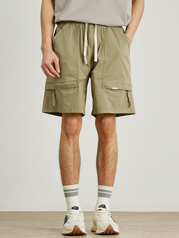 Men’s Loose Large Pocket Cargo Shorts